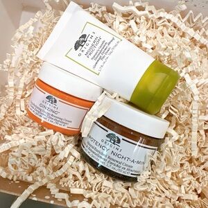 Origins AM & PM Essentials Skincare Gift Set New